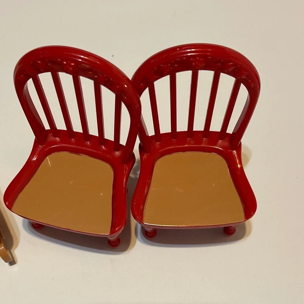 Fisher Price Loving Family Dollhouse Figures Furniture Lot Mom Dad Twins Vintage